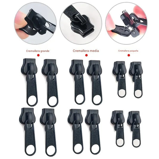 ZippFix™ - Kit de Reparación de Cremalleras Fácil Instalación x 12 Unidades