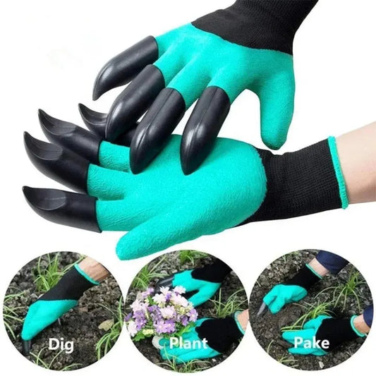 Guantes con garra para jardineria